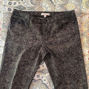 banana republic heritage zebra pant jacquard